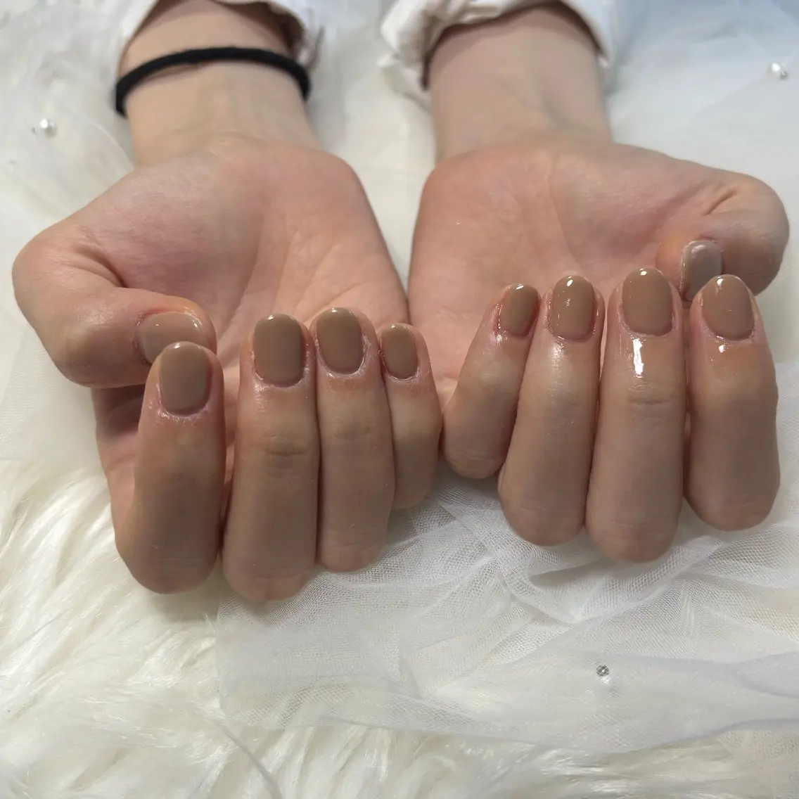 ネイル ワンカラーネイル ハンドネイル 『~be高槻店』 りな🐵🔰🍌💅のネイルデザイン