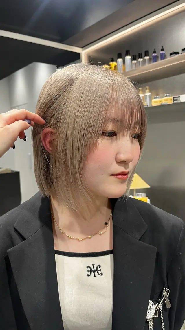 カラー ヘアカラー 姫夏 /ハイトーン艶髪🎀のヘアスタイル