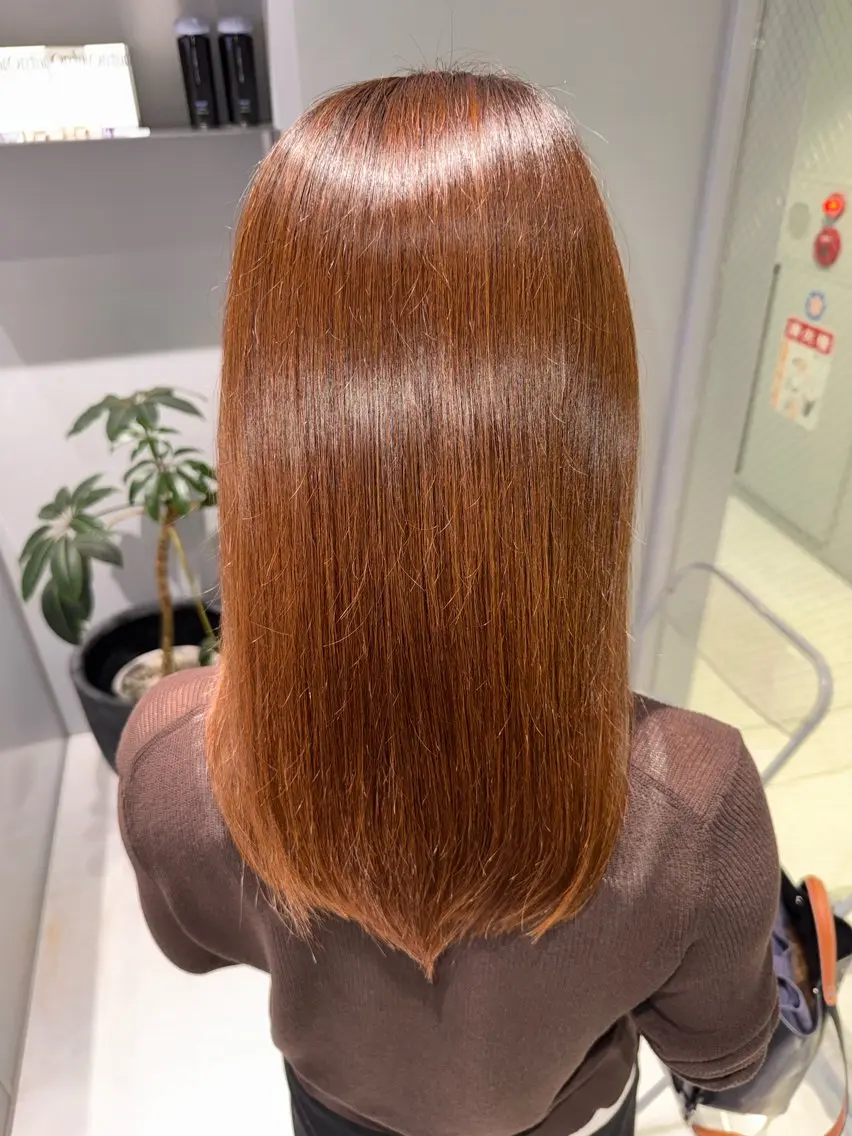 ミディアム ヘアカラー 新宿/艶髪ケアカラー 🥇SEIYAのヘアスタイル