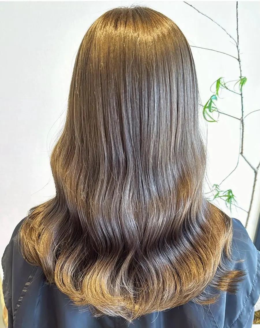 ロング カット ヘアカラー 井上 樹のヘアスタイル