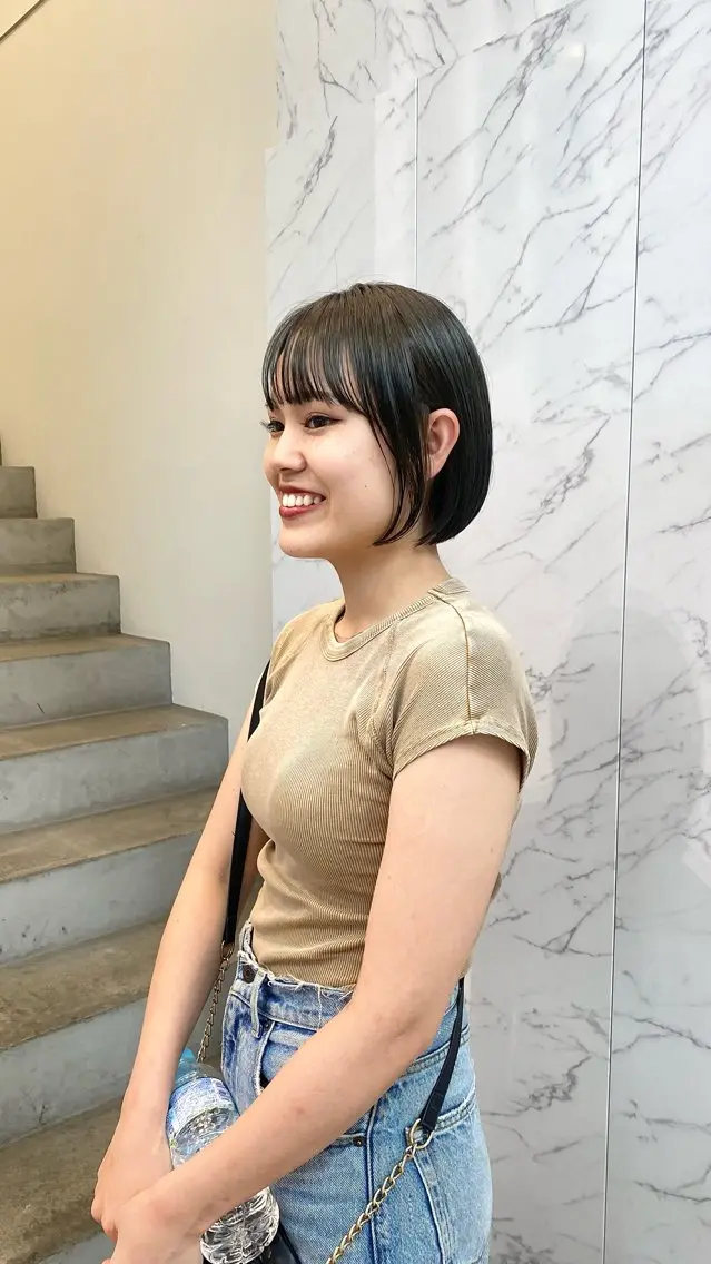 ショート カラー マツザキ マナトのヘアスタイル