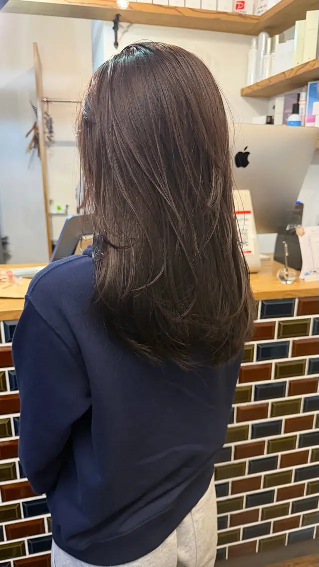 ロング レイヤーカット nendo kanaのヘアスタイル