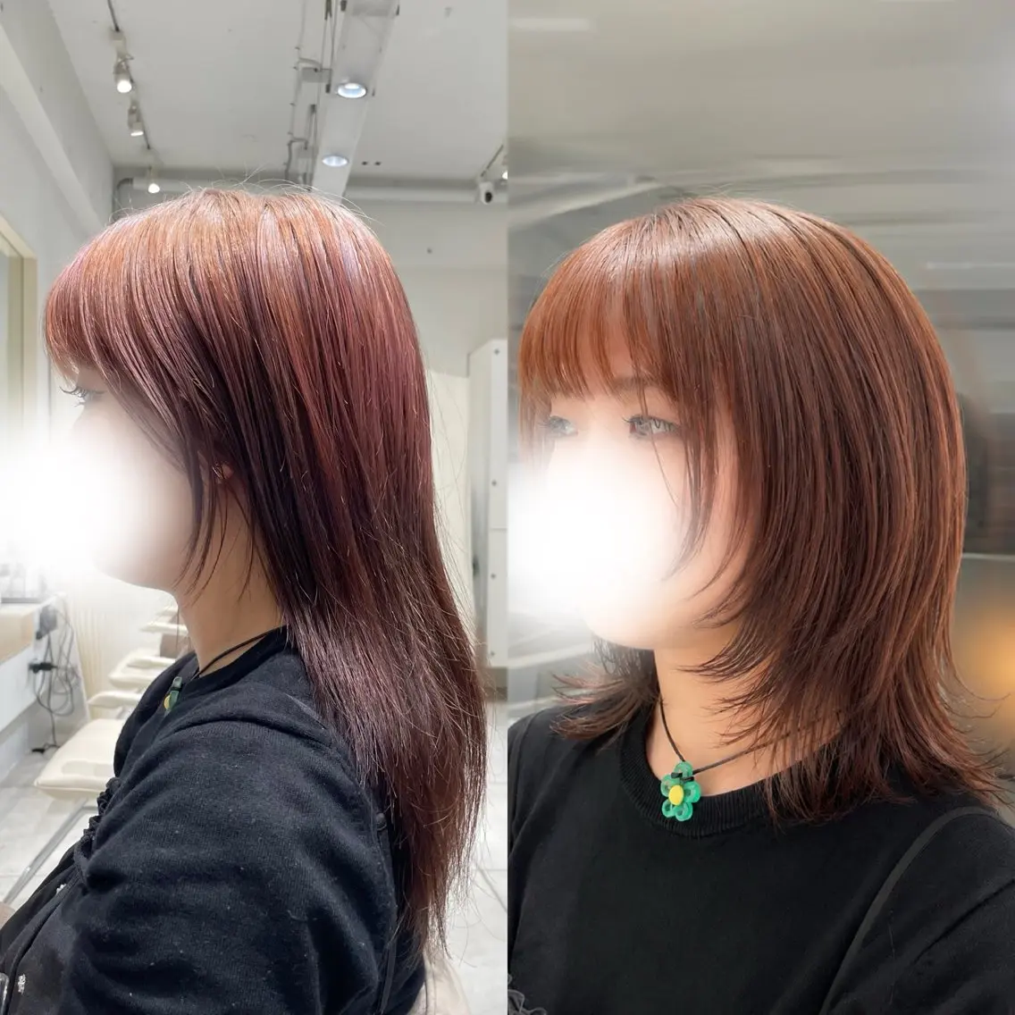 ミディアム カラー 似合わせスタイル 表参道🌿ちえのヘアスタイル