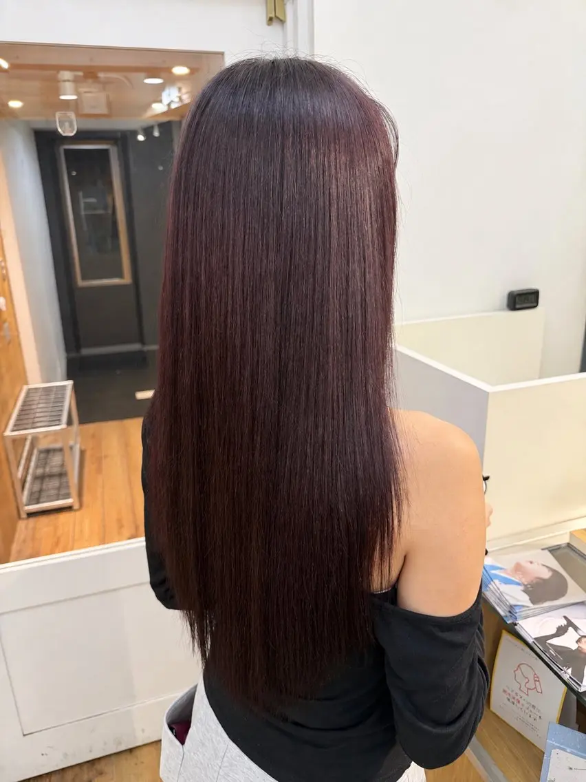 カラー ヘアカラー トリートメント れおん/透明感/暖色 /カラーモデル募集のヘアスタイル