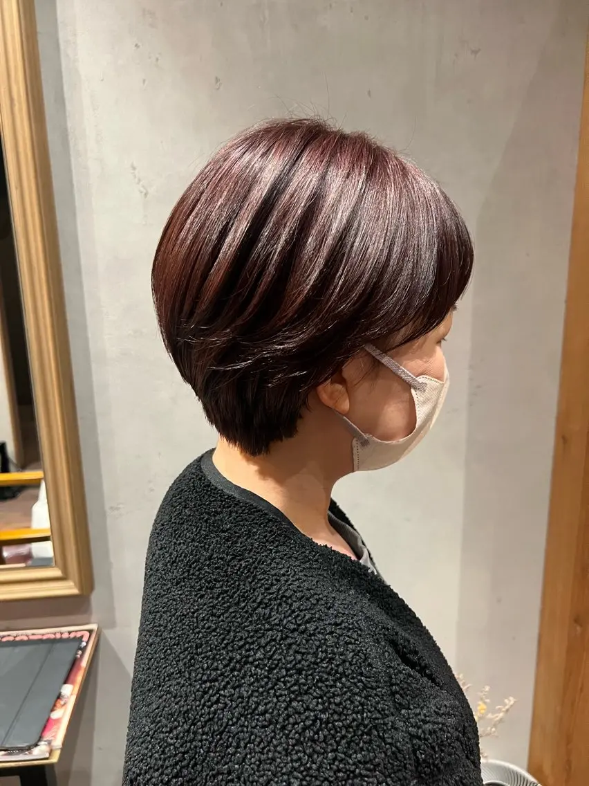 カット＋リタッチカラー3㎝以上切らせてくれる方✂︎の写真