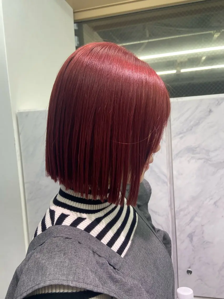 Wカラー(ブリーチ+カラー)+1step treatment❤️🔥渋谷/表参道/原宿の写真