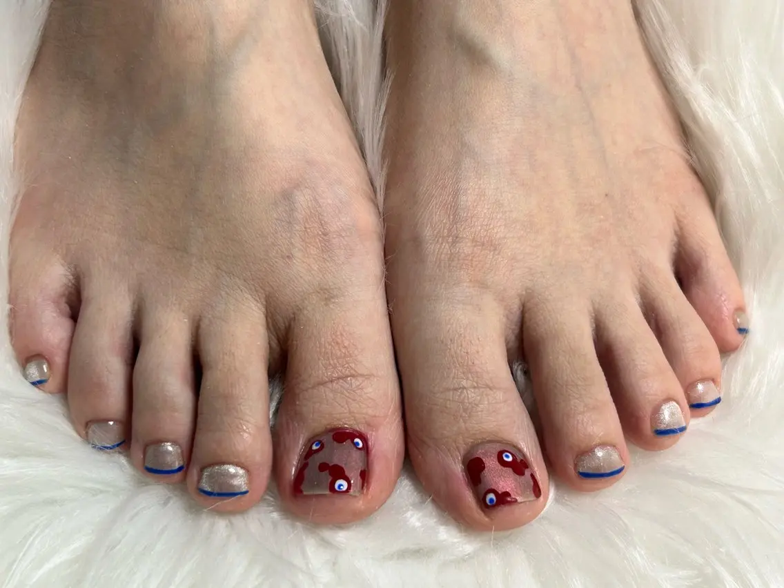 【Foot】シンプルデザイン★持込み🆗ジェルオフ＋550円の写真