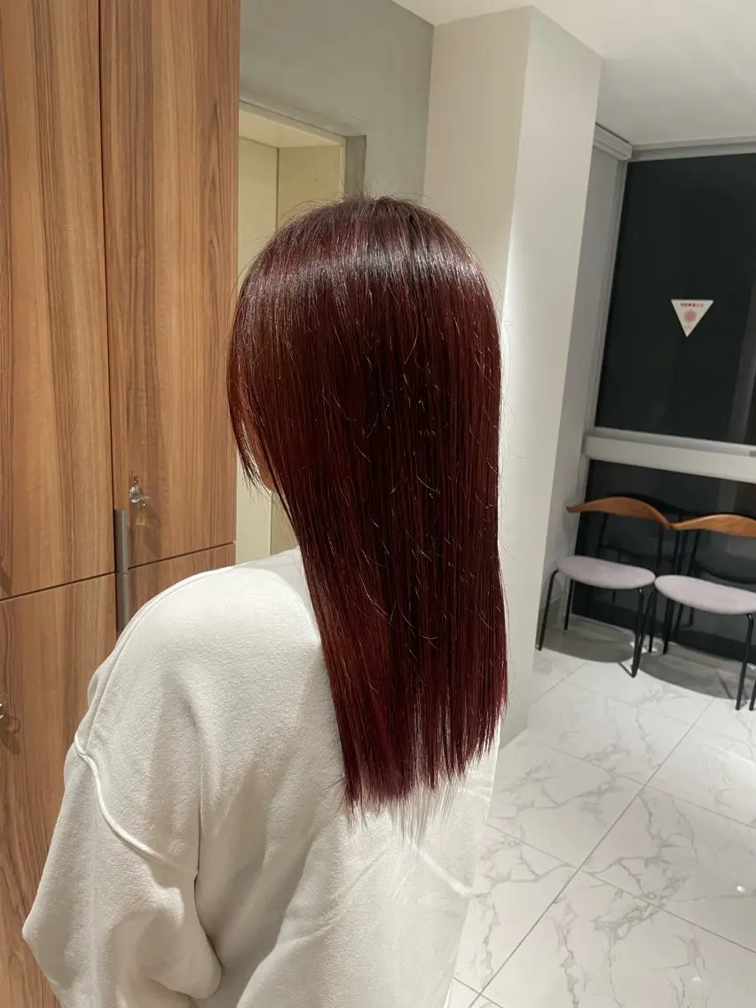 ロング カラー ヘアカラー ショート⌇艶カラー ⌇ RIN🌙のヘアスタイル