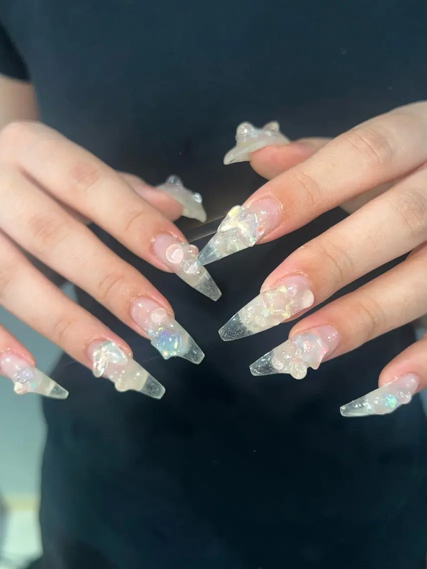 ネイル ハンドネイル Hata nail 🎀個性派ニュアンスのネイルデザイン