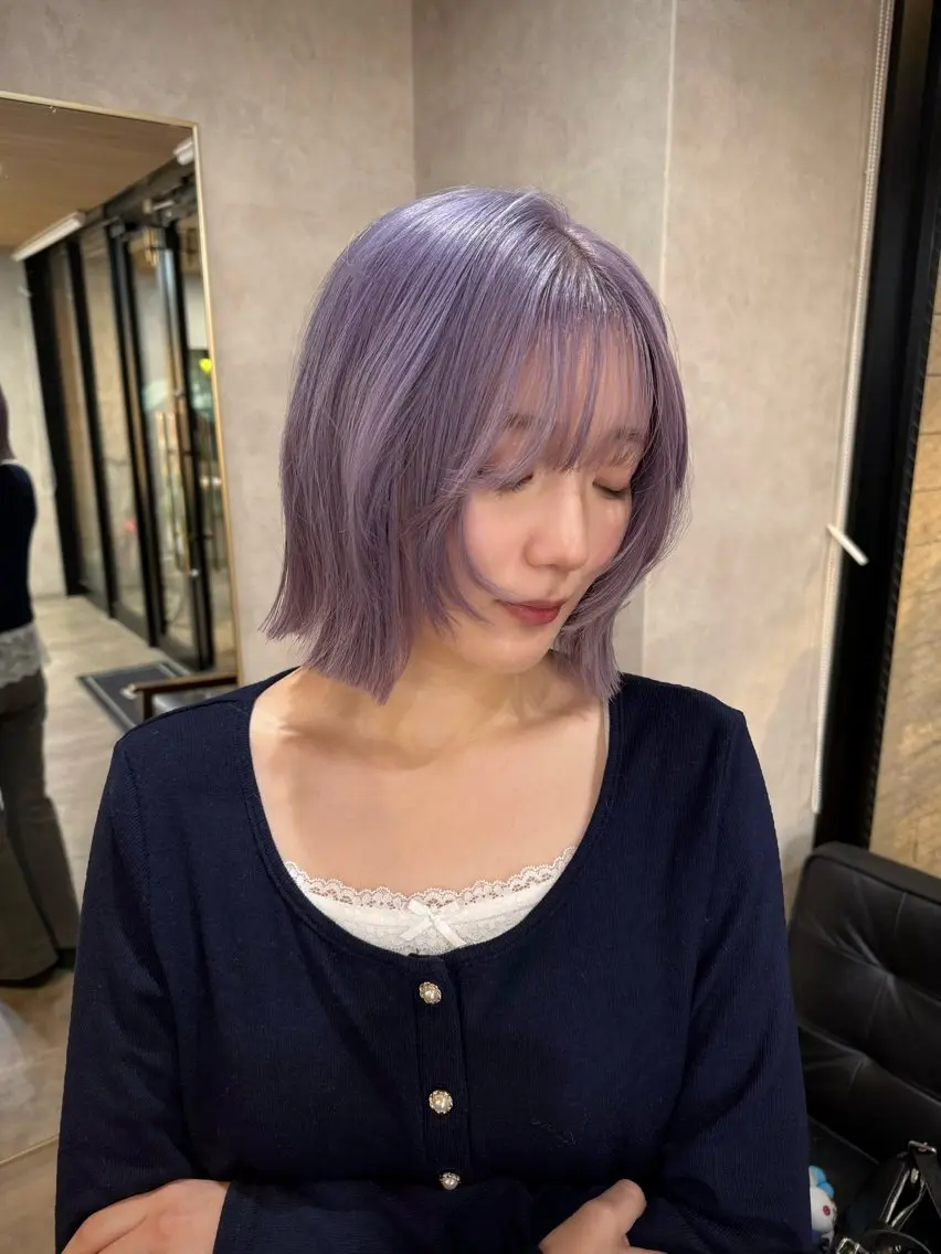ミディアム ヘアカラー トリートメント RIENS aura / ayu ♡のヘアスタイル