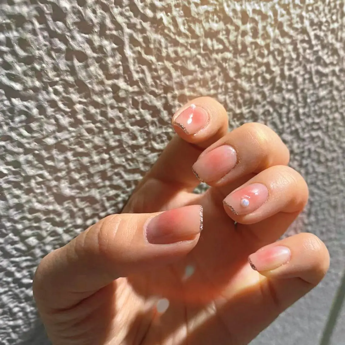 ネイル チークネイル Umi nail& eyelashのネイルデザイン