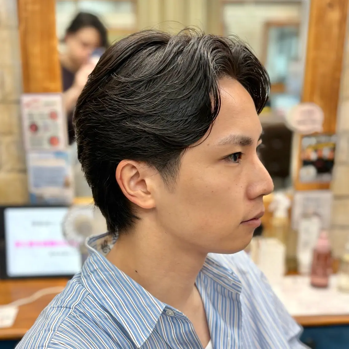 パーマ メンズ カット パーマ トリートメント 💈直毛×ツイスパの プロ🥷清水真之介のヘアスタイル
