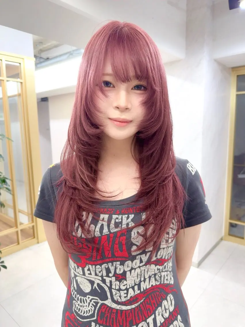 セミロング カラー カット ヘアカラー トリートメント 🍀お悩み改善憧れの 美髪　小林風雅のヘアスタイル