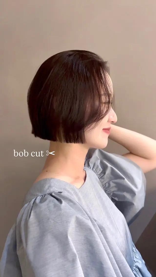 ショート カット ヘアカラー トリートメント Hina/なりたいが 叶う韓国ヘア❤️のヘアスタイル
