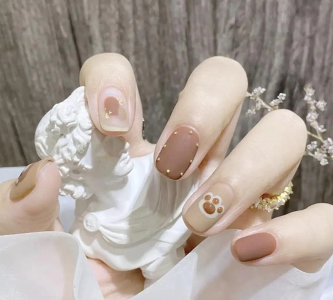 ネイル 春ネイル Cute beauty2のマツエク・マツパデザイン