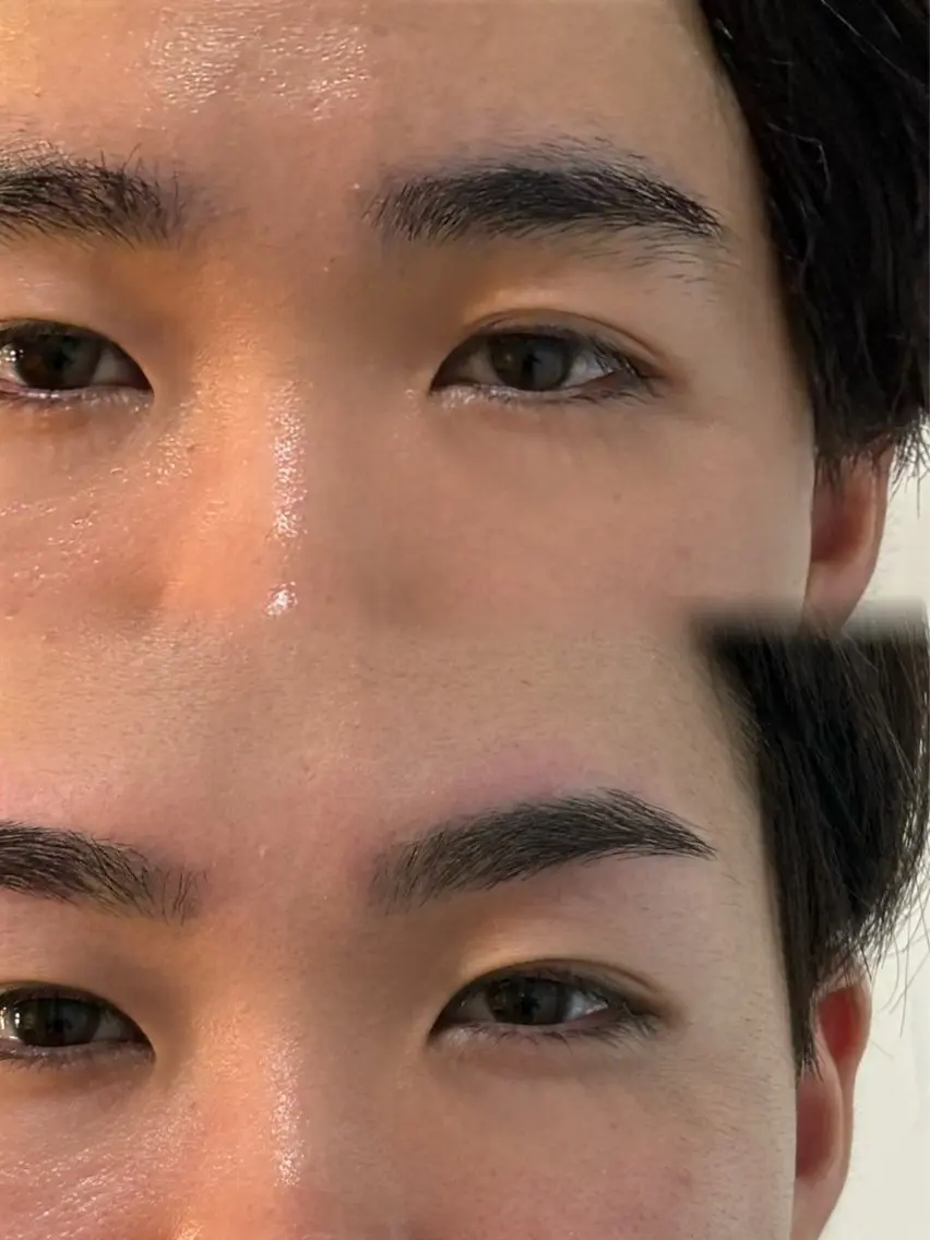メンズ/眉毛のワックス脱毛+間引き/詳細のご確認を必ずお願いします。の写真