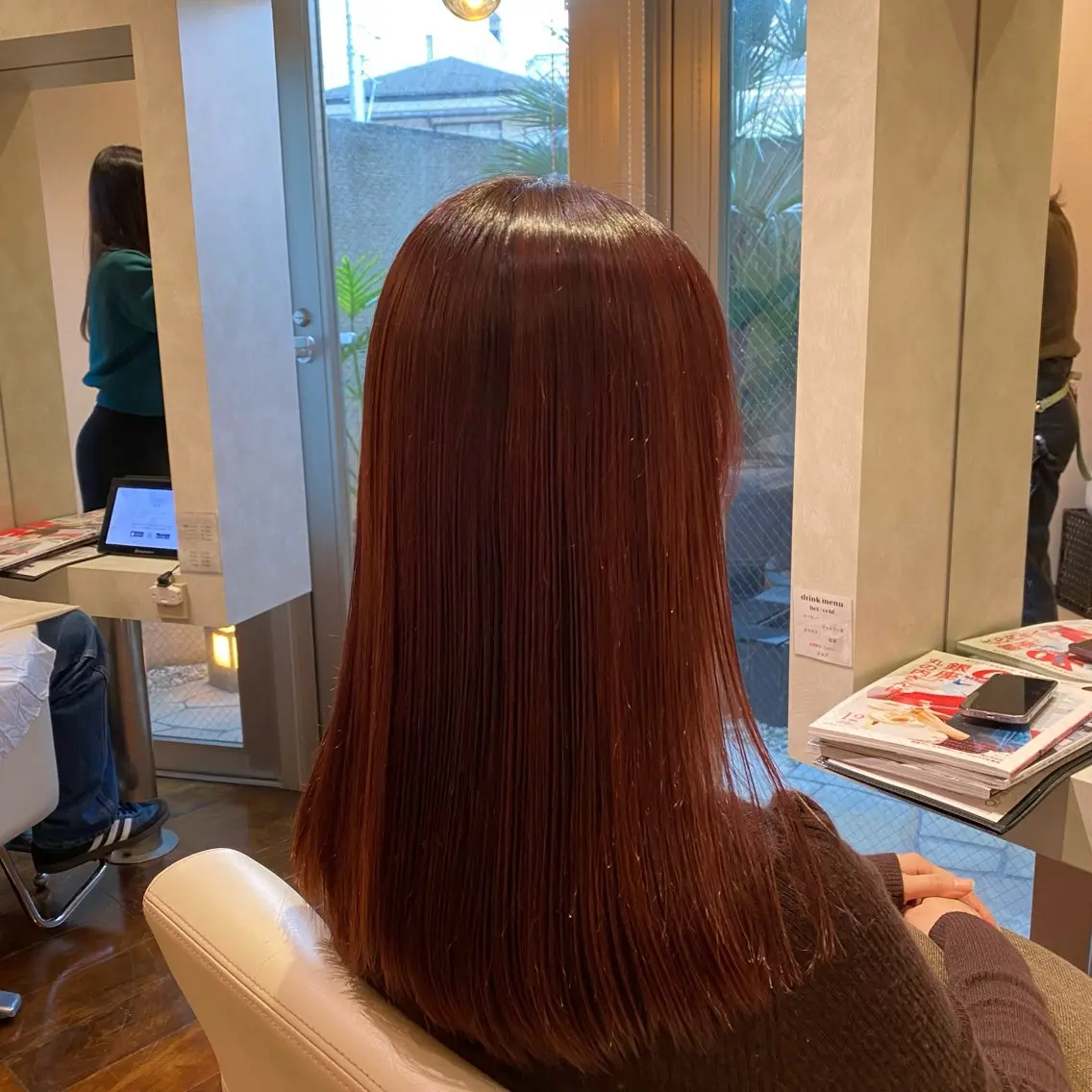 ✂️🫧💎カット＋カラー＋縮毛矯正の写真