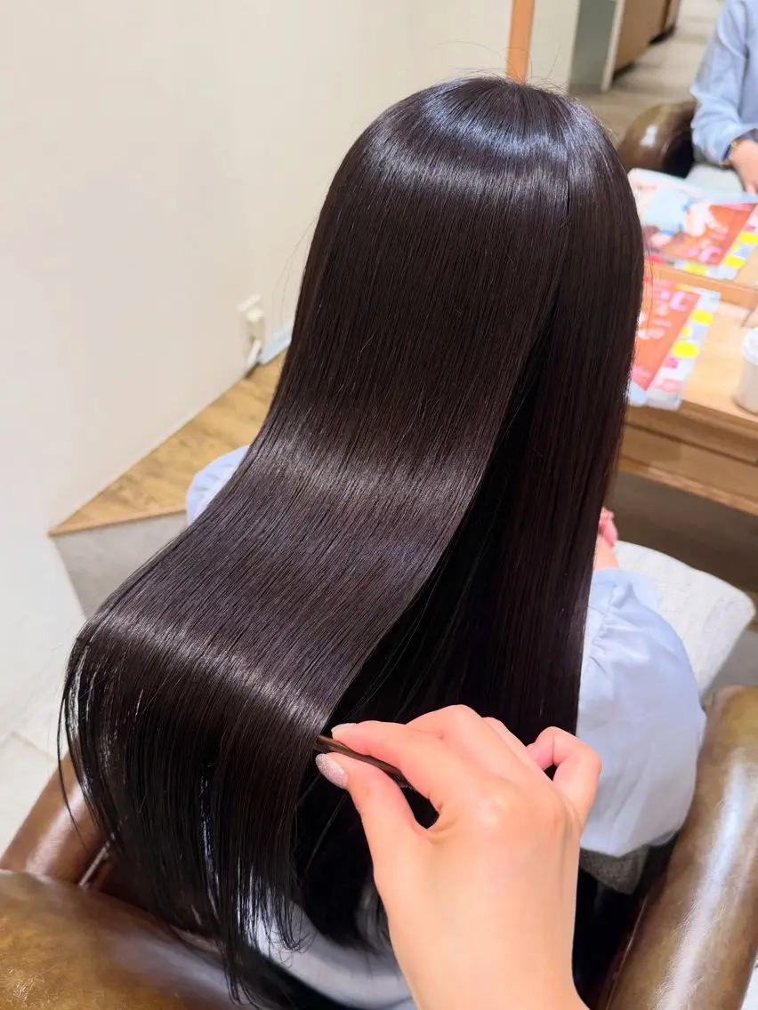 ロング ヘアカラー FUJIIKANON /パーマモデル募集中のヘアスタイル