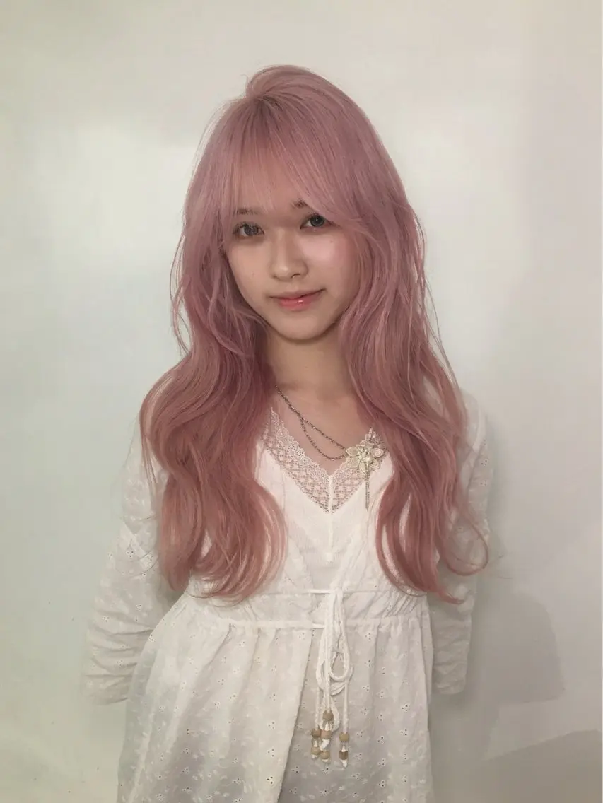 ロング カラー ヘアカラー トリートメント Hanaka🪷 ニュアンス×レイヤーのヘアスタイル