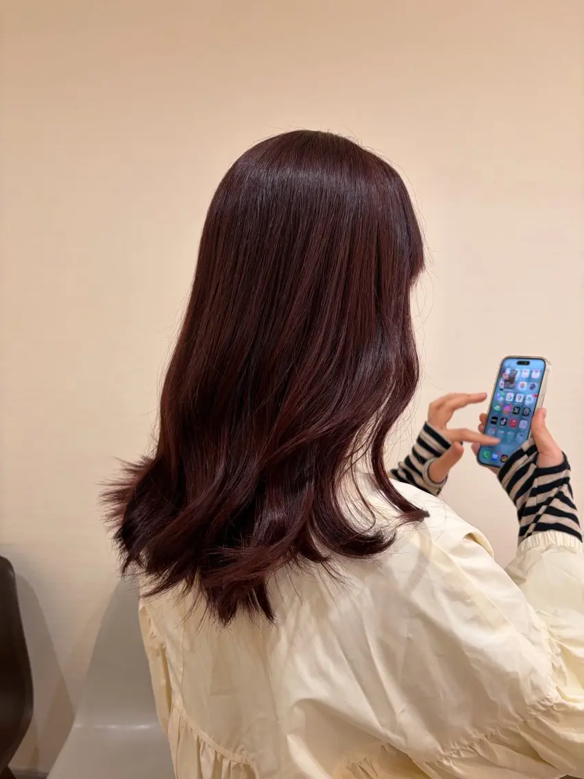 カラー ブリーチ ダブルカラー ブリーチなしカラー ヘアカラー 金森 実海のヘアスタイル