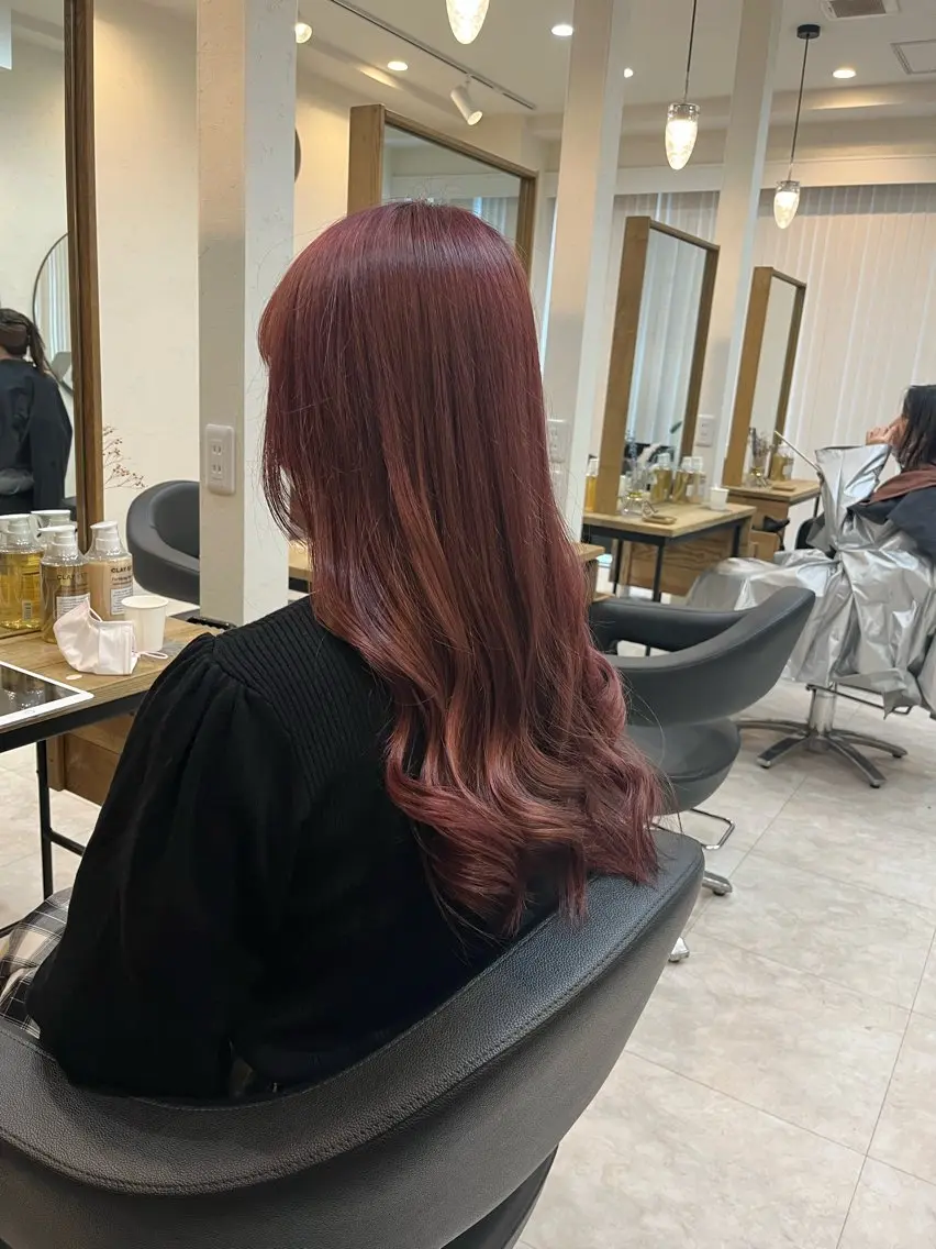 ロング ヘアカラー トリートメント 仁和山 健汰のヘアスタイル