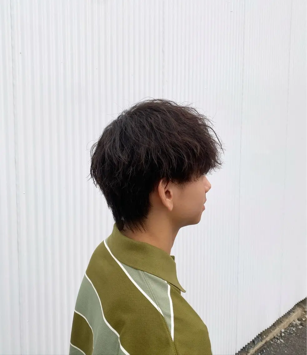 メンズ マッシュ メンズパーマ 齊藤 凛のヘアスタイル