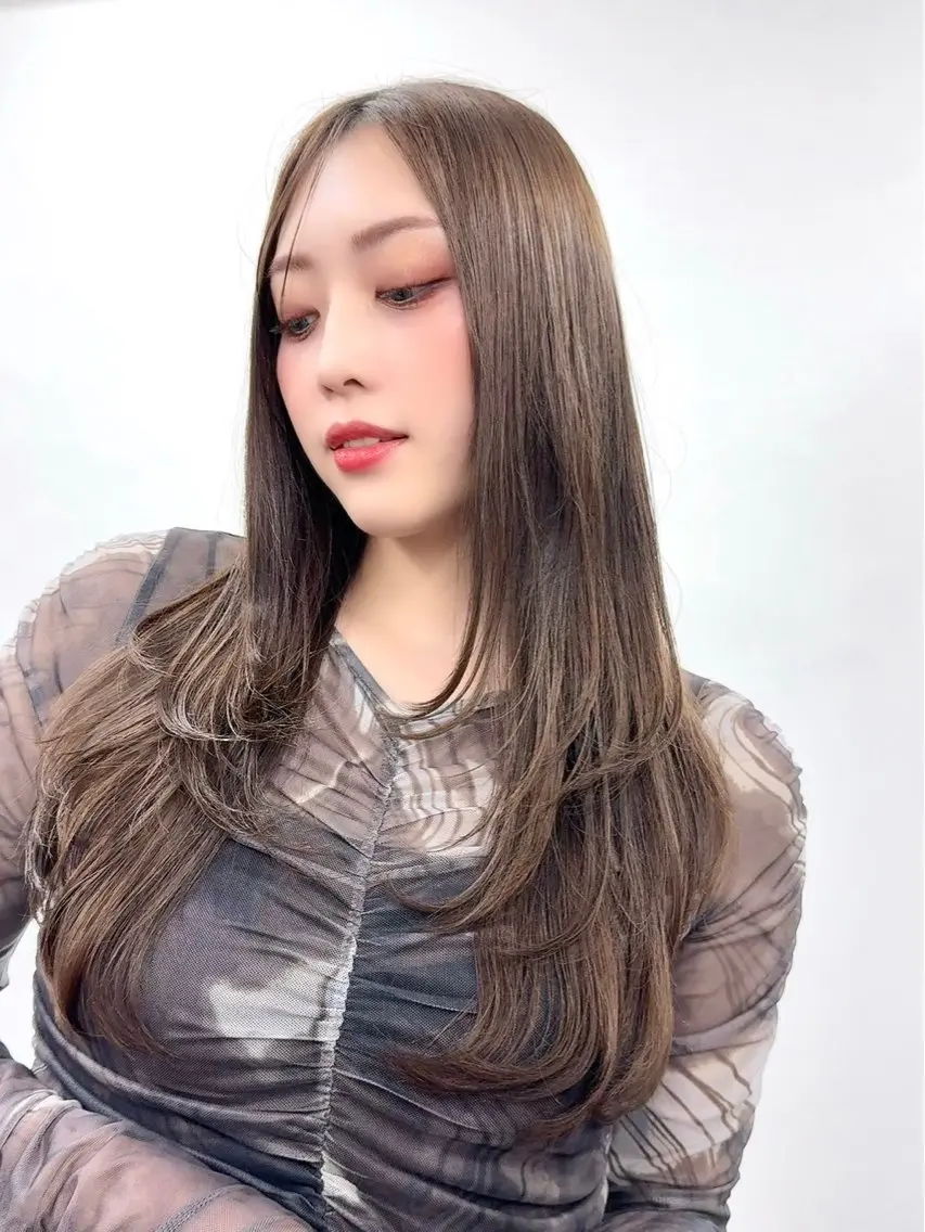 ロング カラー ☁️ハイトーン/髪質 改善/神品幸音☁️のヘアスタイル