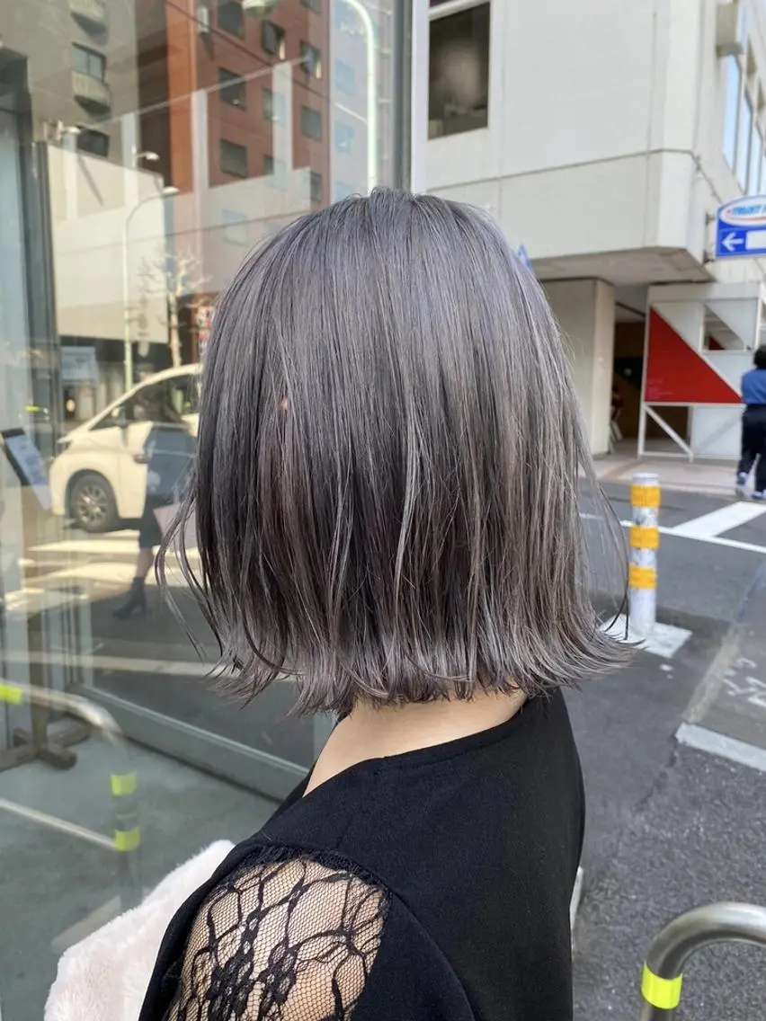 【🤍似合わせヘア🤍】ボブカット➕透明感うる艶カラー➕オリジナルトリートメント➕炭酸スパ🫧🤍の写真