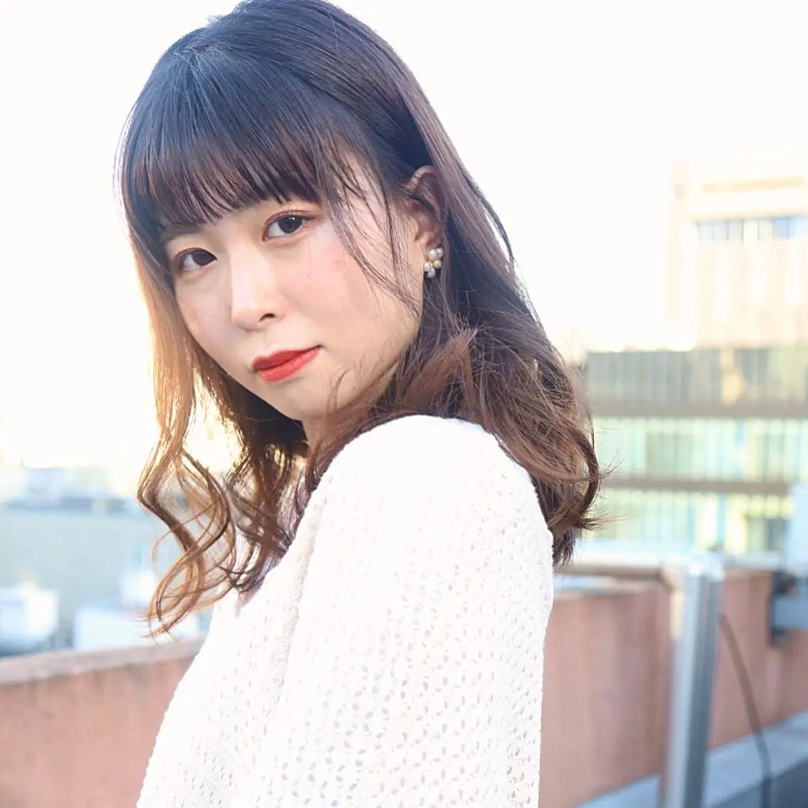 ミディアム カラー パーマ ヘアアレンジ カット ヘアカラー パーマ トリートメント トレンドヘア🩶 艶髪🩶yoshiのヘアスタイル
