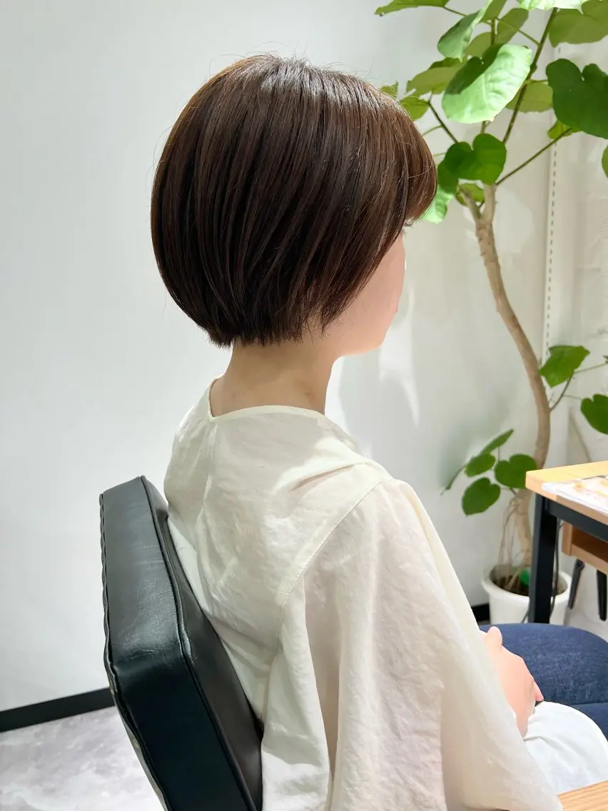 ショート 丸みショート ショートヘア 「sumi」 AMIのヘアスタイル