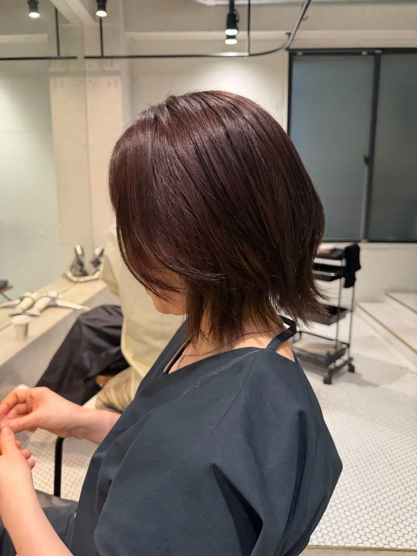 ミディアム ヘアカラー トリートメント メンズカラーカット/ ヘッドスパ☾/ユナのヘアスタイル