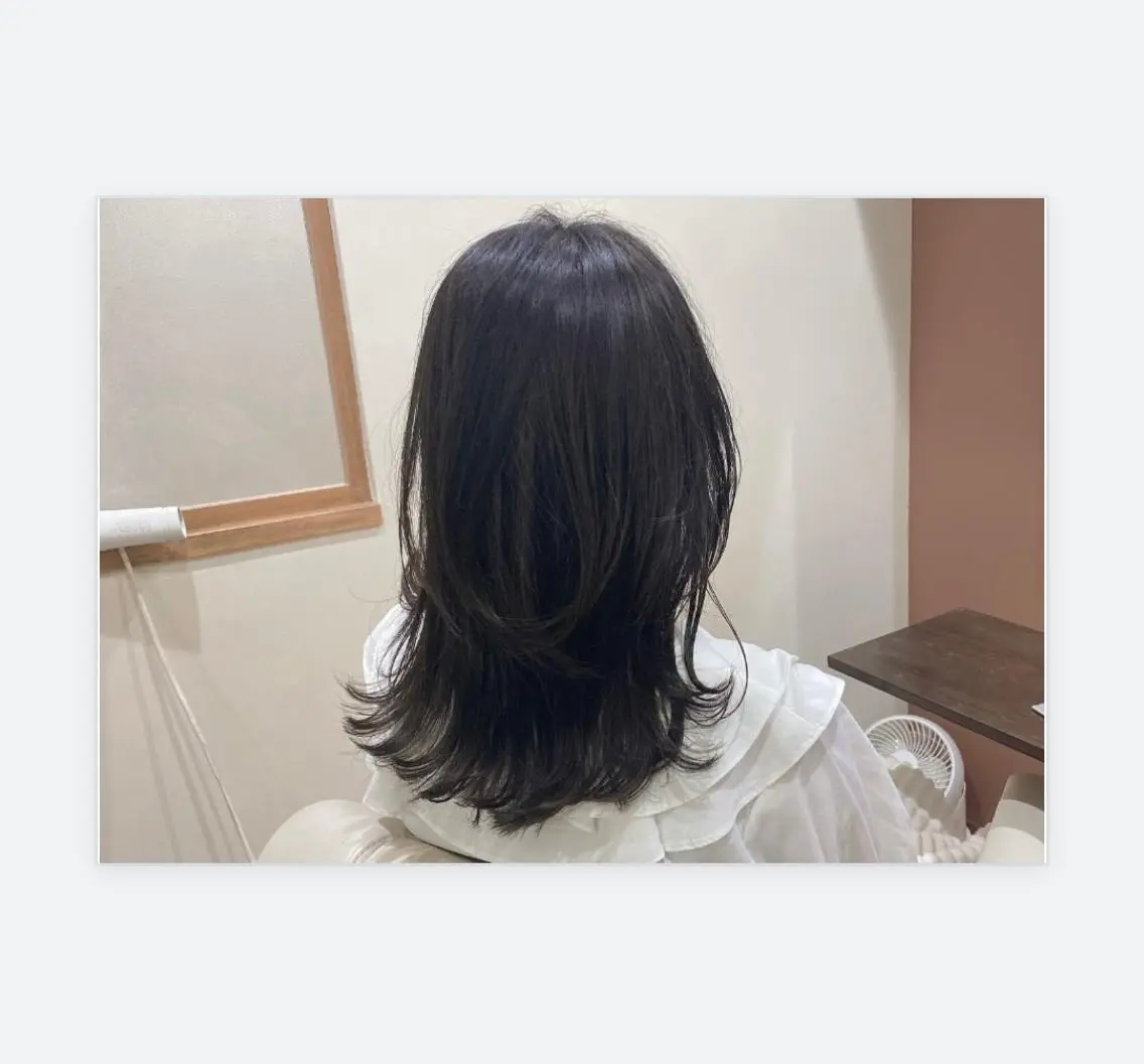 セミロング カラー 個室サロンAPiLA 🔶後藤ゆきのヘアスタイル