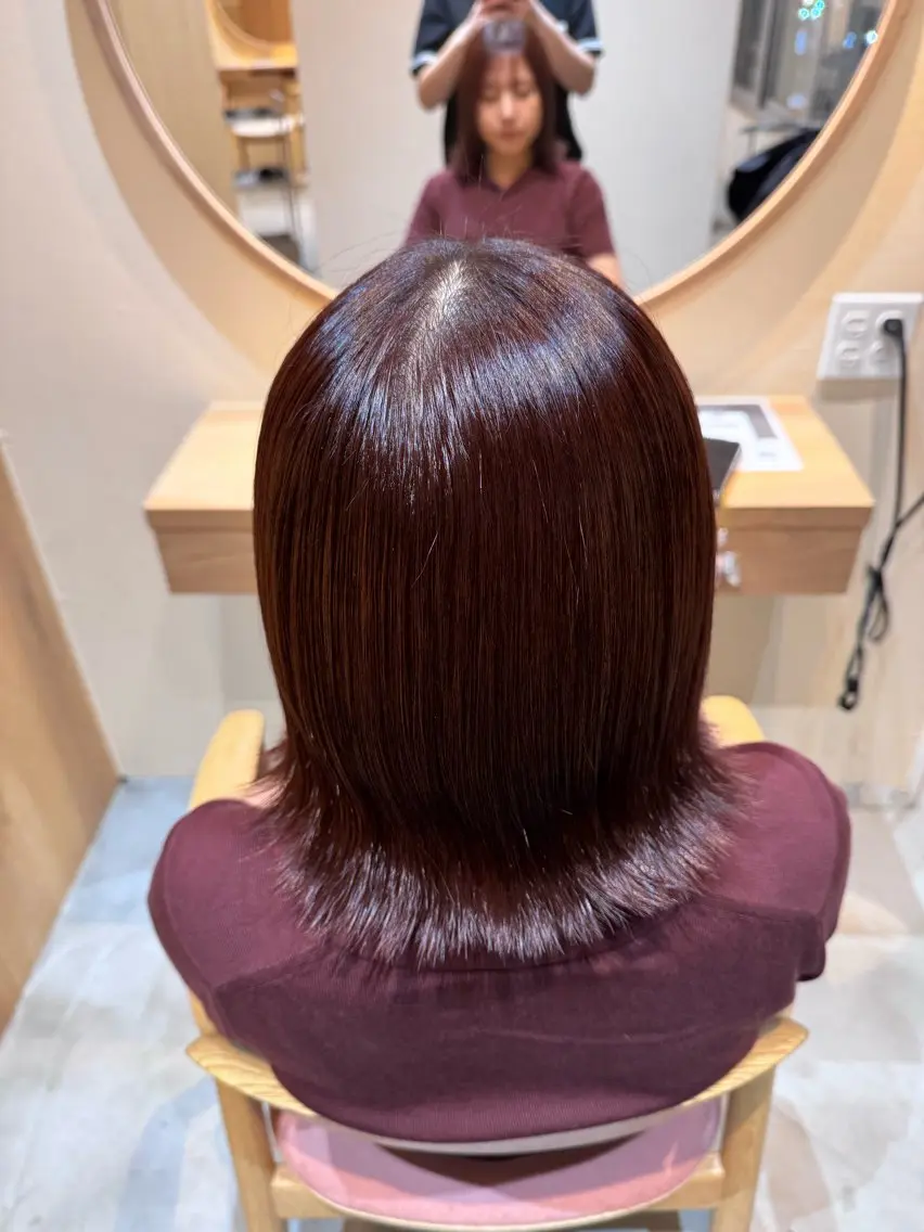 ミディアム カラー 谷口 きいのヘアスタイル
