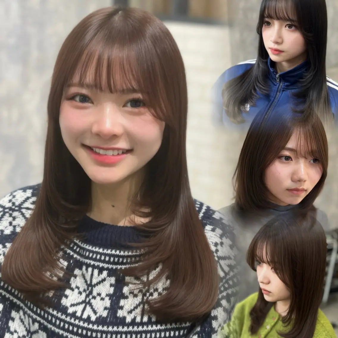 『🍒ミニモ限定🍒』カット+ケアカラー+クイックトリートメント🫶🏼” マロンベージュ/レイヤーカットetc…の写真