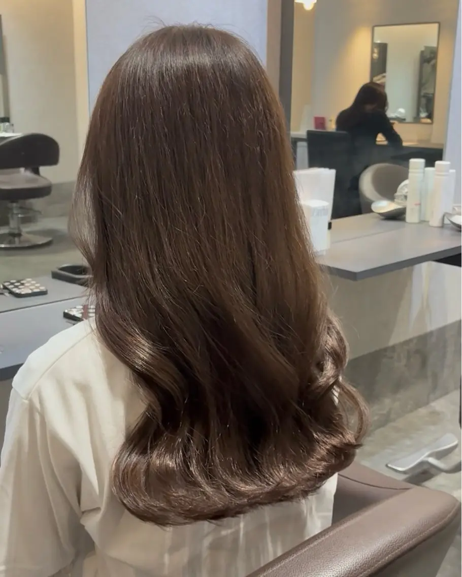 ロング レイヤーカット ローレイヤー 伊達 育海のヘアスタイル