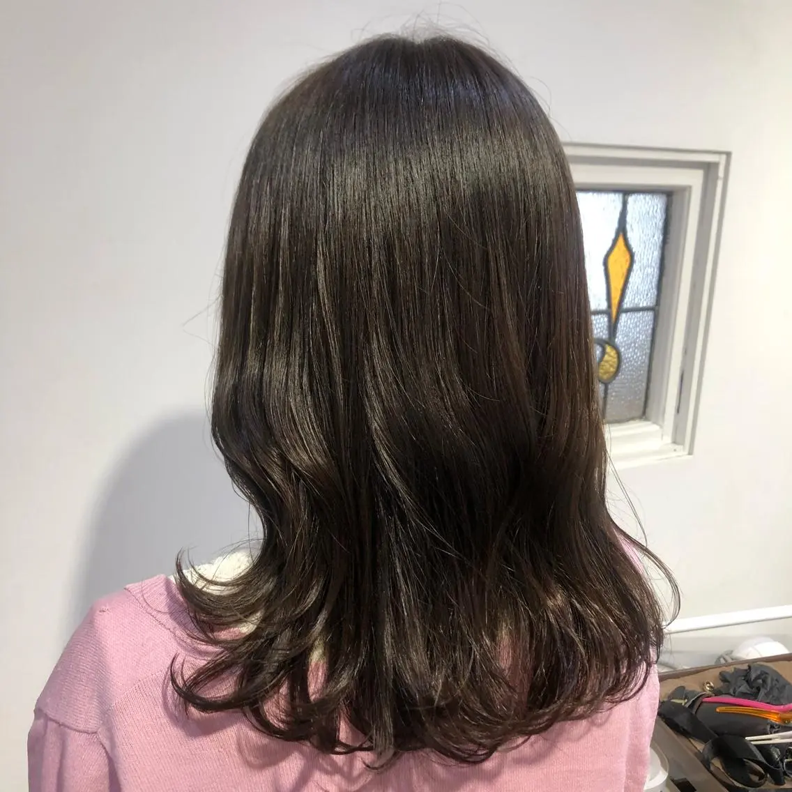 セミロング カラー カット ヘアカラー トリートメント 横瀬 稀のヘアスタイル