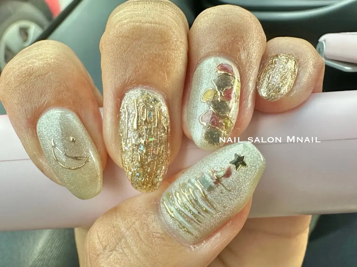 ネイル 冬ネイル クリスマス ハンドネイル ハンドケア Mnail ちひろのネイルデザイン
