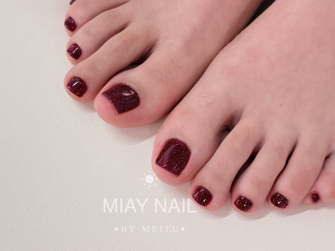 ネイル フットネイル 💜MIYA NAIL鶴見店のネイルデザイン