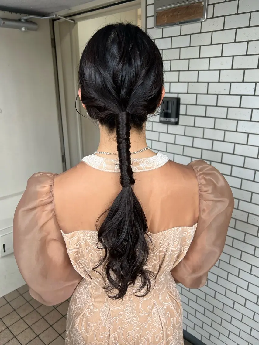 ヘアアレンジ ヘアセット 大人可愛いヘアメイク 💋🧚♀️しずかのヘアスタイル