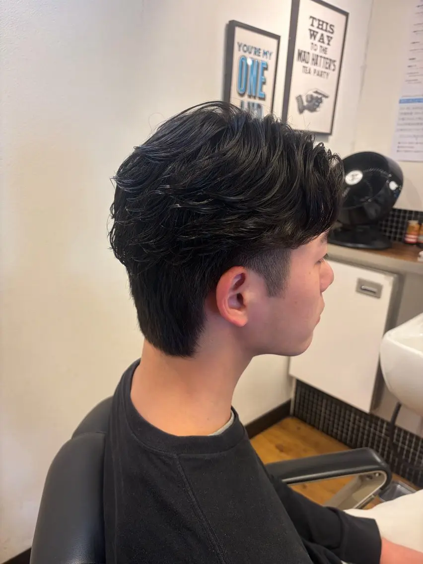 カット＋パーマ（アルカリ、酸性パーマどちらもあります。）の写真