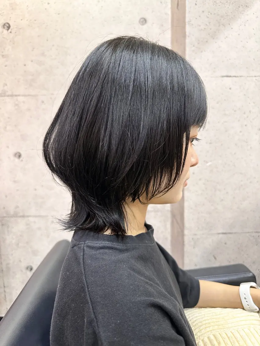 ショート ボブ ウルフカット ウルフ美容師🏆 MIZUKIのヘアスタイル