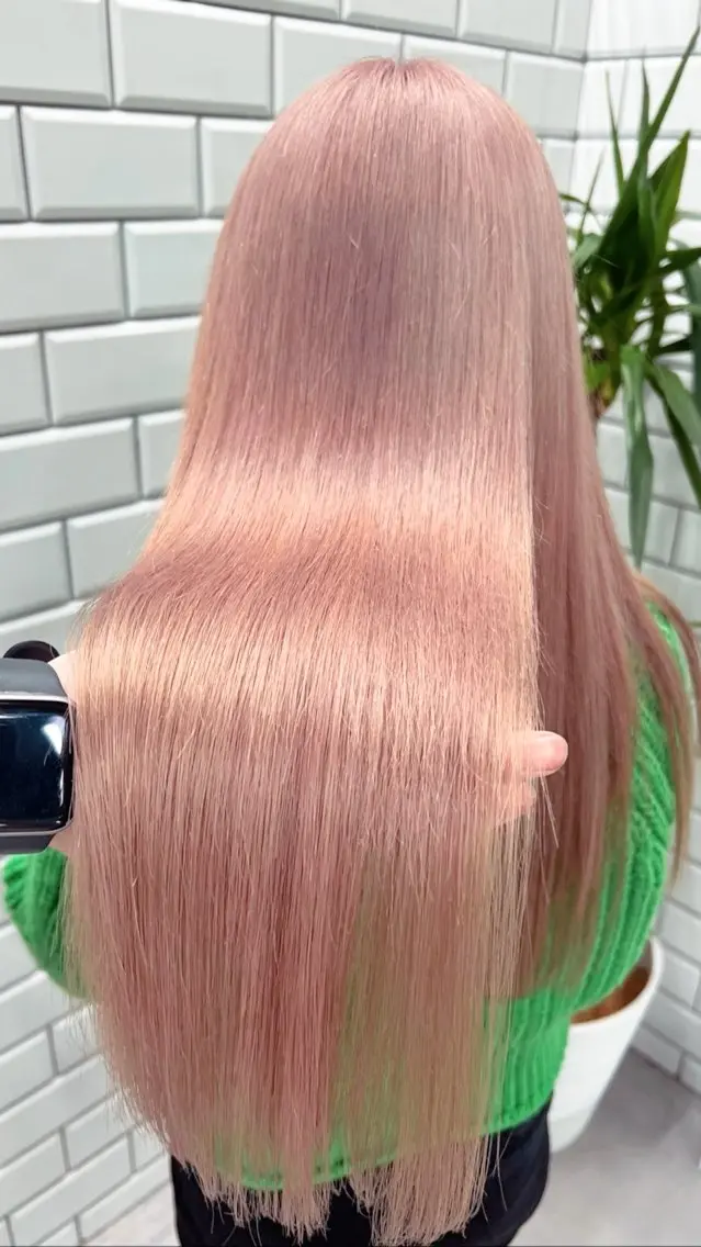 セミロング カラー カット ヘアカラー newi ナカノのヘアスタイル