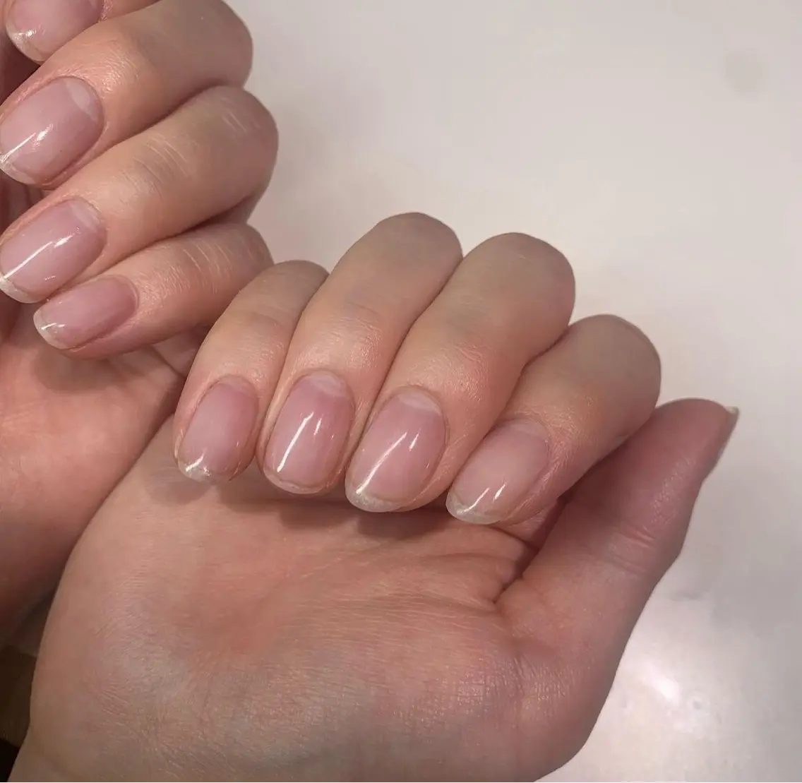 シンプルクリア仕上げ(オフなし)パラジェル使用の写真