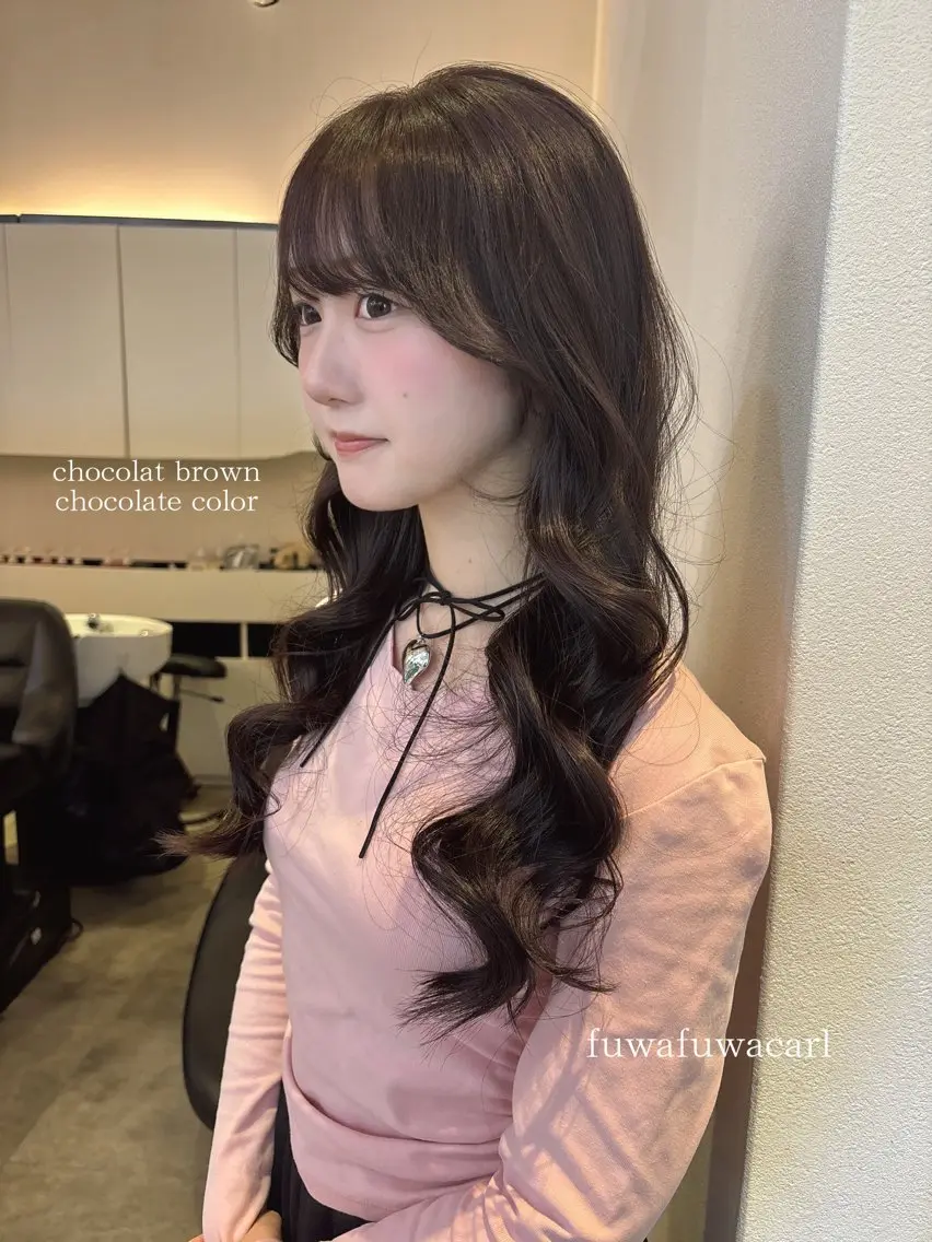ロング カラー 髙橋 恵永のヘアスタイル