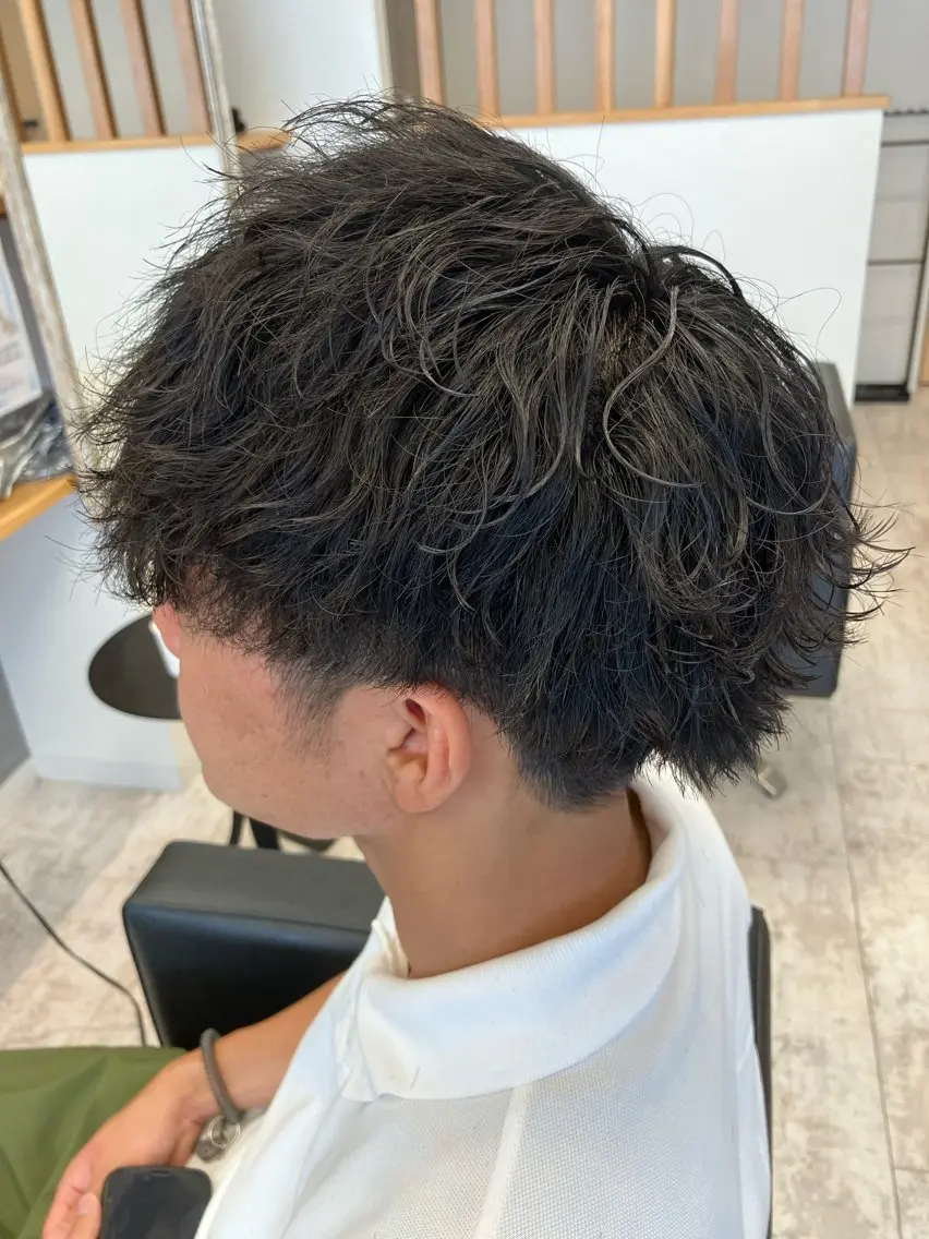 パーマ メンズ カット パーマ メンズ特化/パーマ/ フェードWATARUのヘアスタイル