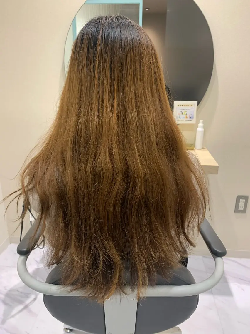 セミロング カット ヘアカラー トリートメント 丹野 圭太のヘアスタイル