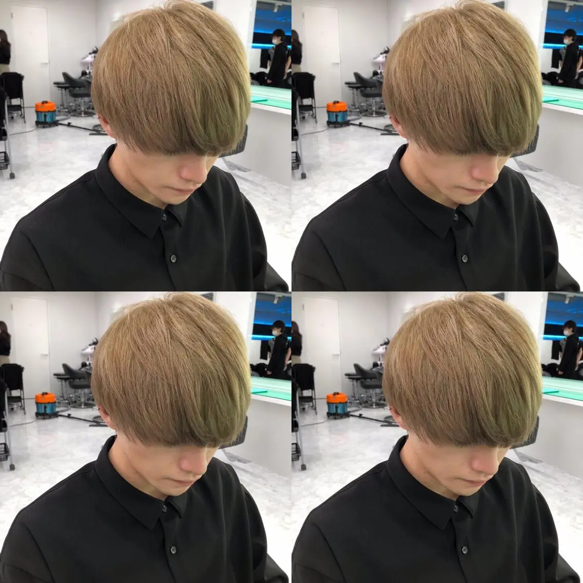 カラー メンズ エフェクトブリーチ 🌟前澤啓太朗のヘアスタイル