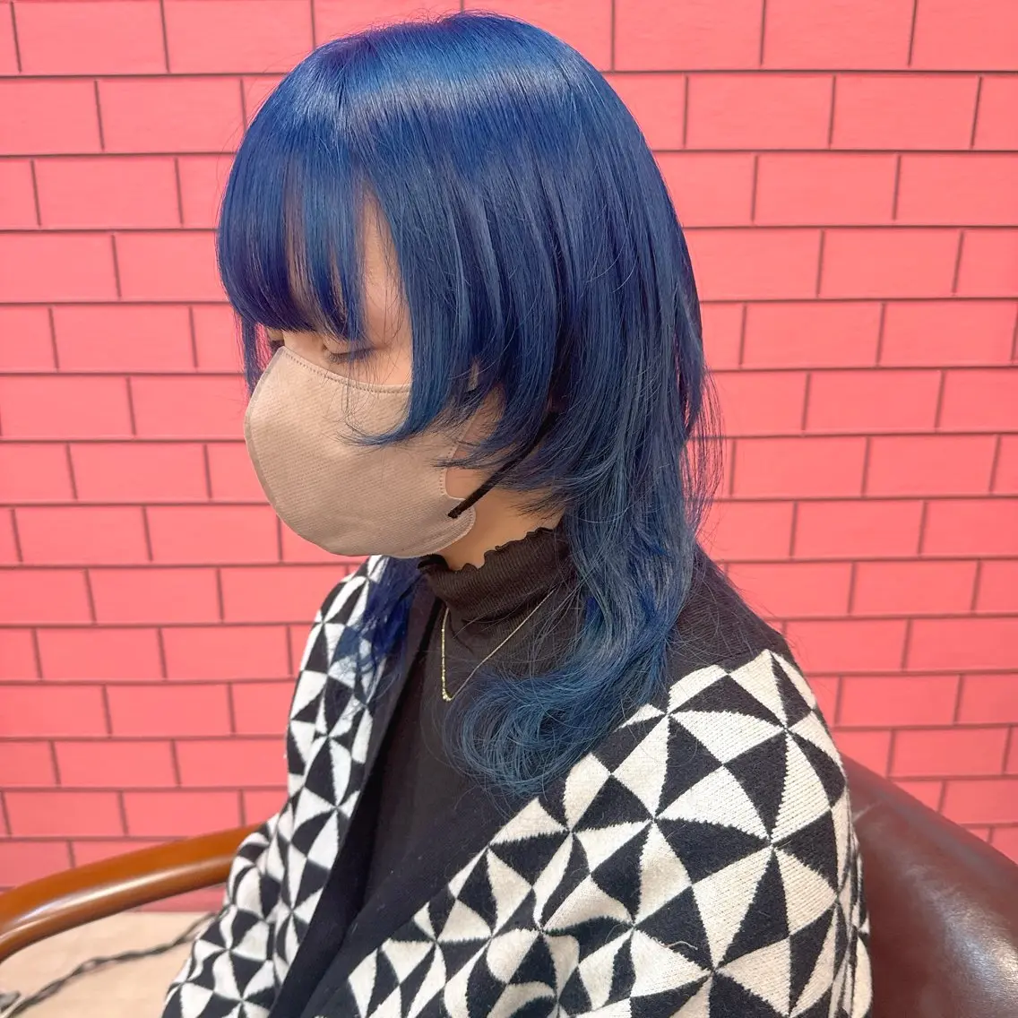 ミディアム カラー バレイヤージュ ブリーチ ブルーカラー ケアブリーチ ダブルカラー ヘアカラー トリートメント ブリーチの神 KYONのその他イメージ