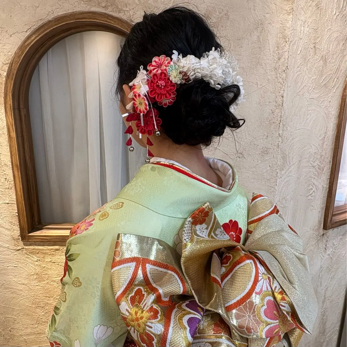 ヘアアレンジ 卒業式のヘアスタイル こうら かすみのヘアスタイル