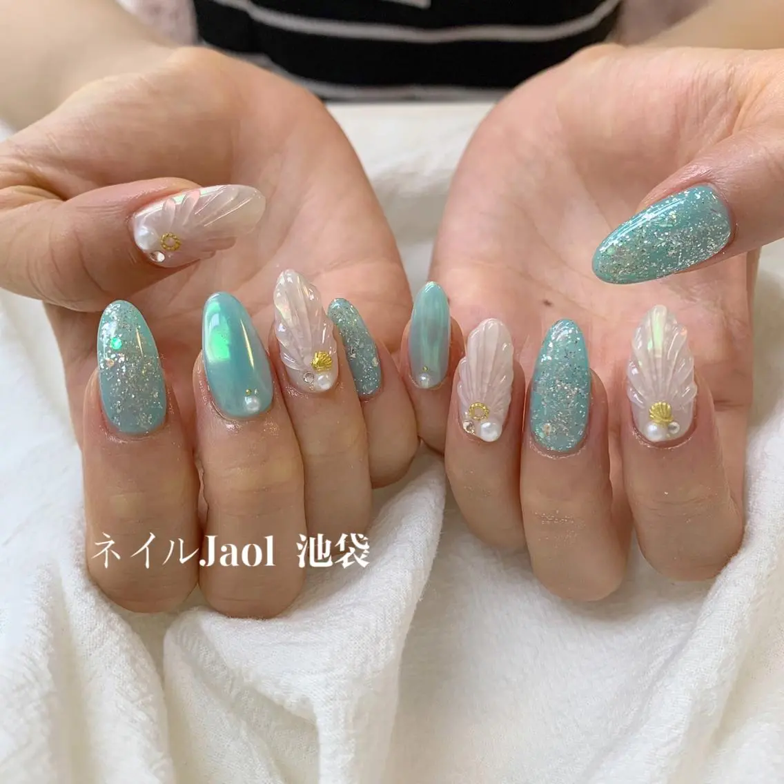 ロング ネイルJaol 池袋のネイルデザイン